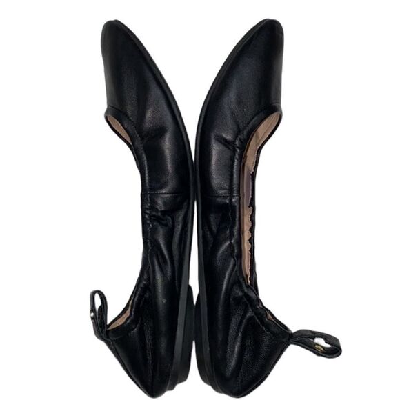 Taryn Rose Black Leather Flats(Size 8B) - Picture 5 of 9